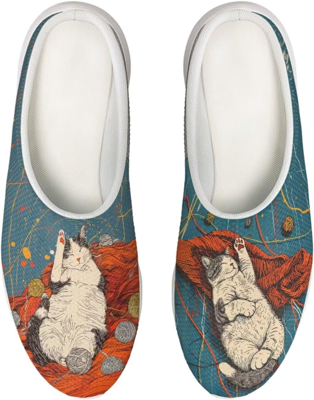 Сабо Forchrinse Cat Rainbow Sky унисекс для сада, удобные тапочки для медсестры, с поддержкой свода стопы, для ходьбы, мужские и женские, Lazy Cat
Сабо Forchrinse Cat Rainbow Sky унисекс для сада, удобные тапочки для медсестры, с поддержкой свода стопы, для ходьбы, мужские и женские, Lazy Cat