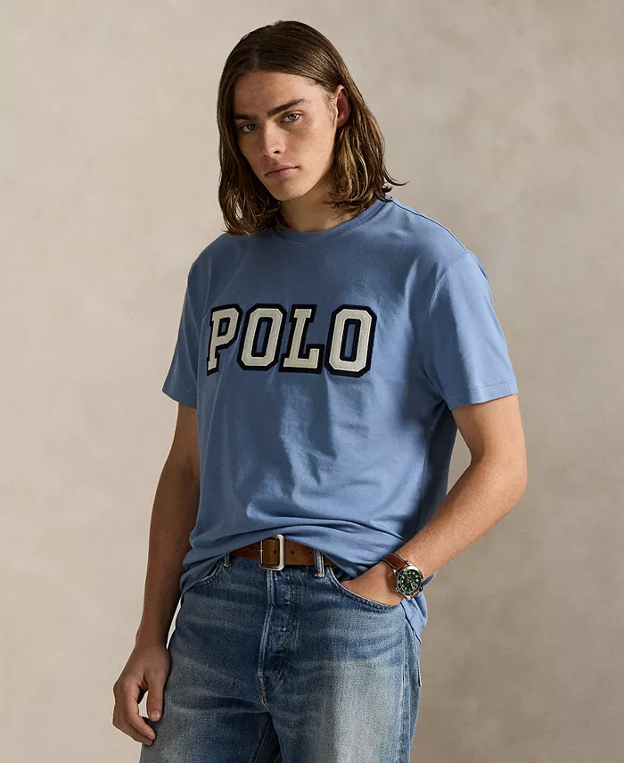 Мужская классическая футболка с логотипом Polo Ralph Lauren, синий
Мужская классическая футболка с логотипом Polo Ralph Lauren, синий