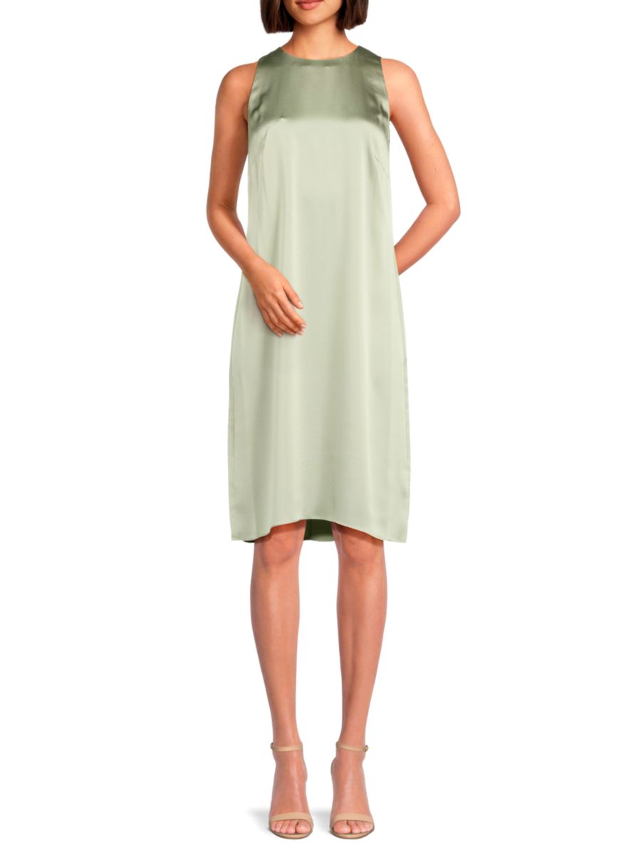 Платье Slim Fit из атласа без рукавов Vince, цвет Light Jade
Платье Slim Fit из атласа без рукавов Vince, цвет Light Jade