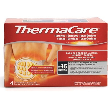 Тепловые обертывания для поясницы Thermacare – упаковка из 4 шт. 
Тепловые обертывания для поясницы Thermacare – упаковка из 4 шт.