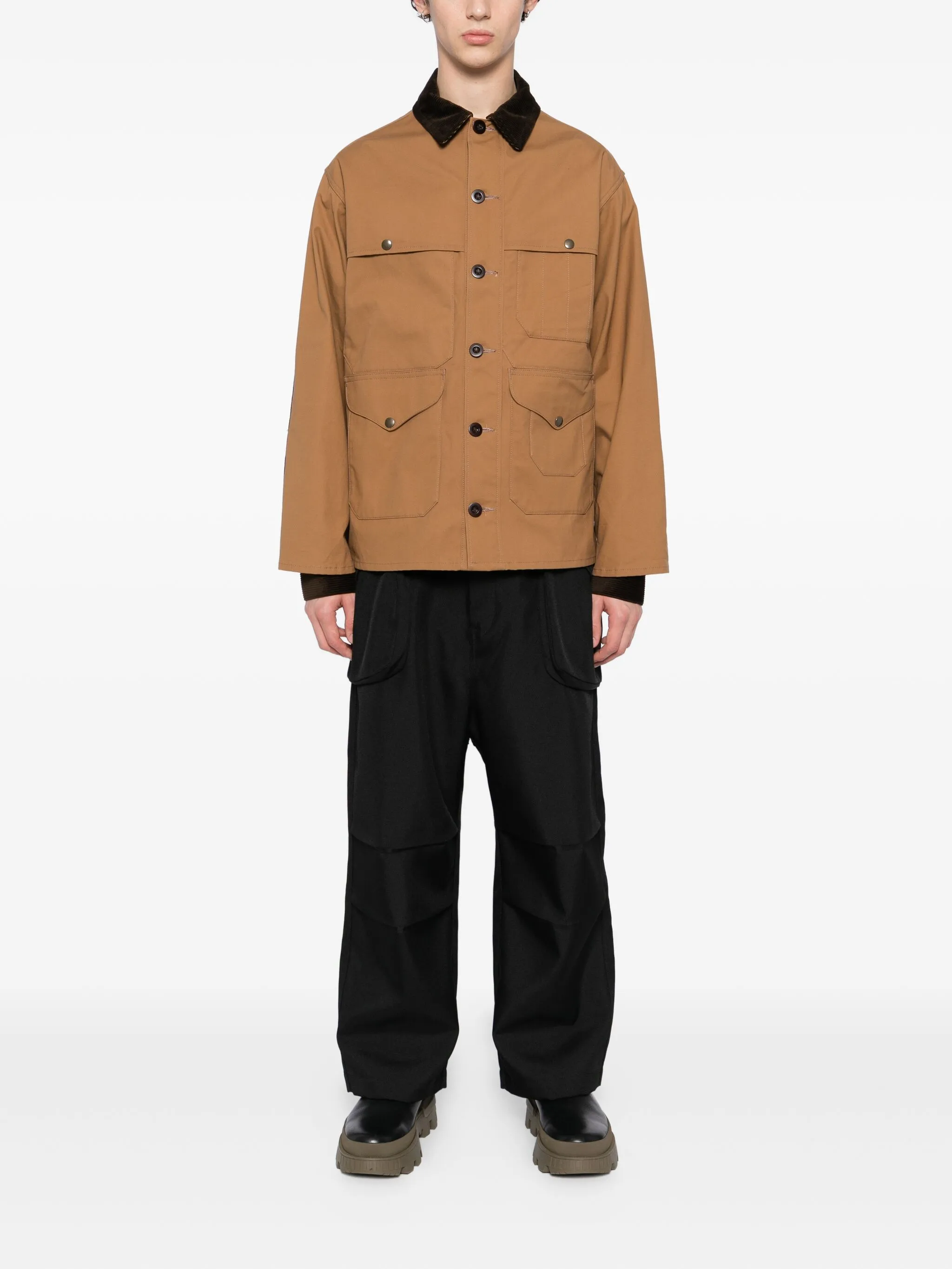 Куртка с клетчатой вставкой Junya Watanabe Man, коричневый
Куртка с клетчатой вставкой Junya Watanabe Man, коричневый
