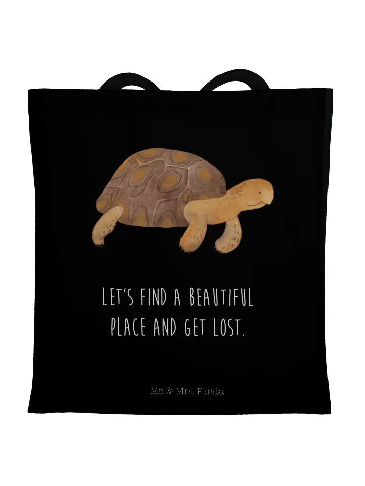 Сумка для переноски Mr & Mrs Panda Schildkröte Marschieren, черный
Сумка для переноски Mr & Mrs Panda Schildkröte Marschieren, черный