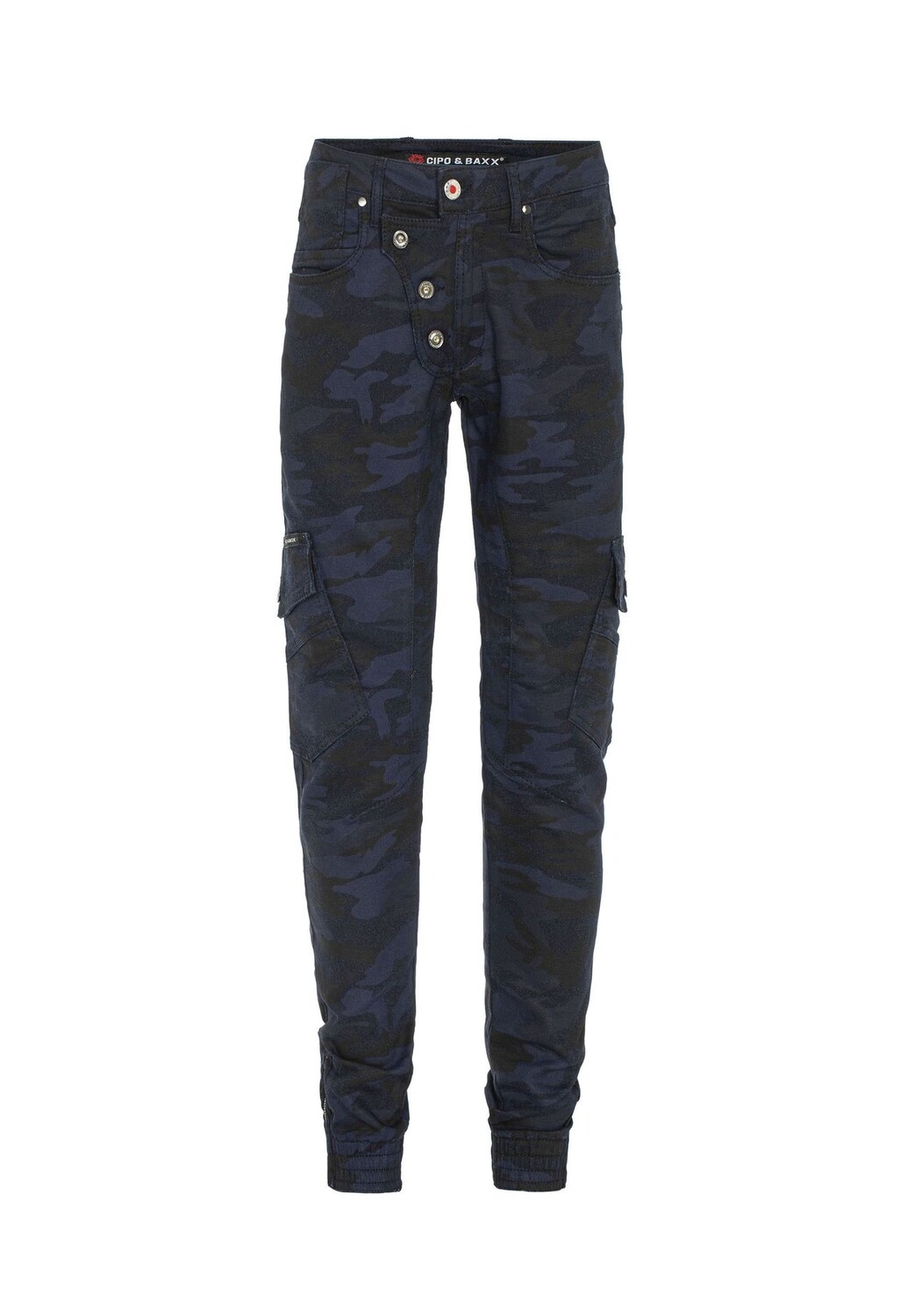 Джинсы с большими карманами-карго CIPO & BAXX, синий
Джинсы с большими карманами-карго CIPO & BAXX, синий