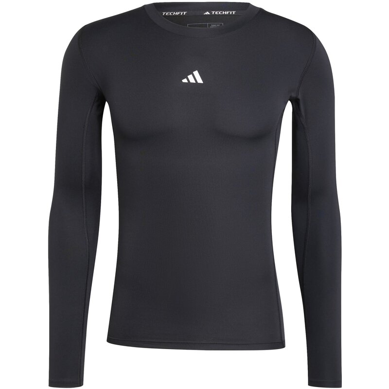 Тренировочная компрессионная рубашка Techfit Adidas, черный
Тренировочная компрессионная рубашка Techfit Adidas, черный