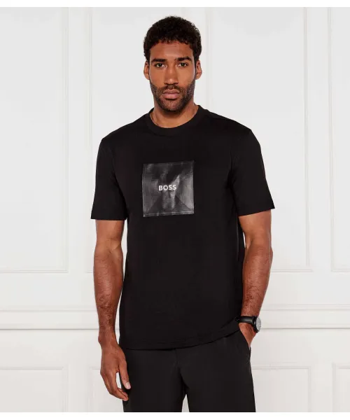 Футболка с логотипом в рубчик Regular fit Boss Green, черный
Футболка с логотипом в рубчик Regular fit Boss Green, черный