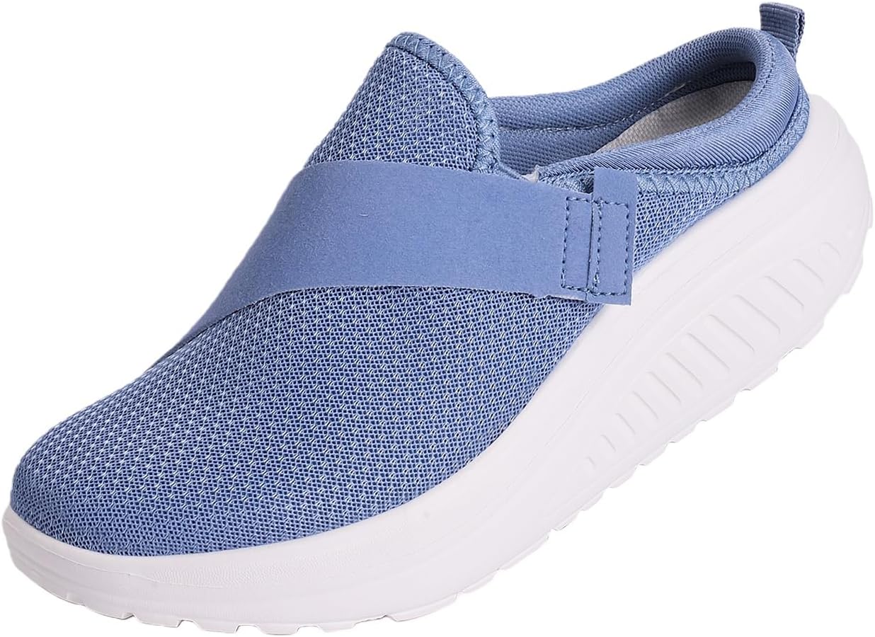 Женские тапочки с открытой пяткой, мюли, сабо с поддержкой свода стопы, дышащие, удобные, нескользящие, прогулочные обувь с регулируемой пряжкой, широкие замшевые сабо, обувь с нулевым перепадом, ботинки-потато Ayziemezm, синий
Женские тапочки с открытой пяткой, мюли, сабо с поддержкой свода стопы, дышащие, удобные, нескользящие, прогулочные обувь с регулируемой пряжкой, широкие замшевые сабо, обувь с нулевым перепадом, ботинки-потато Ayziemezm, синий