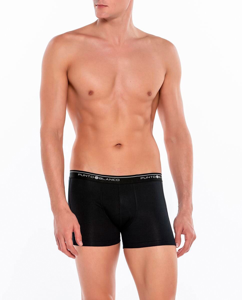 Мужское нижнее белье. В упаковке 3 труса-боксера из чесаного хлопка: 93 % и эластана: 7 %. Плоские внутренние швы Punto Blanco, черный
Мужское нижнее белье. В упаковке 3 труса-боксера из чесаного хлопка: 93 % и эластана: 7 %. Плоские внутренние швы Punto Blanco, черный