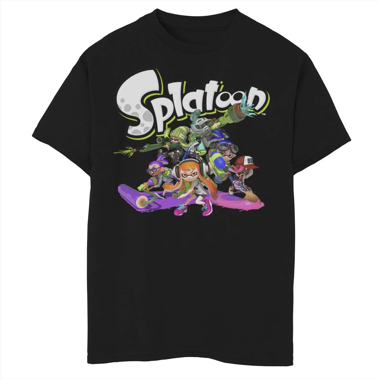 Футболка с логотипом Nintendo Splatoon для мальчиков 8–20 лет, групповая фотография и графический рисунок Licensed Character
Футболка с логотипом Nintendo Splatoon для мальчиков 8–20 лет, групповая фотография и графический рисунок Licensed Character