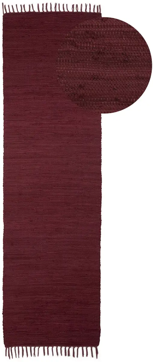 Коверковер "Kelim Chindi uni", прямоугольный, двусторонний ковер, чистый хлопок, ручная работа, однотонные, с бахромой Carpetfine 140х200 см, цвет Violett
Коверковер "Kelim Chindi uni", прямоугольный, двусторонний ковер, чистый хлопок, ручная работа, однотонные, с бахромой Carpetfine 140х200 см, цвет Violett