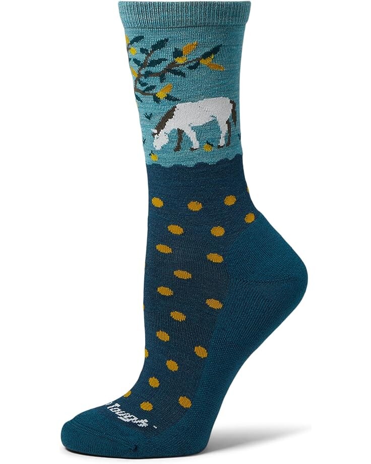 Носки Darn Tough Vermont Wild Life Crew Lightweight with Cushion, цвет Dark Teal
Носки Darn Tough Vermont Wild Life Crew Lightweight with Cushion, цвет Dark Teal