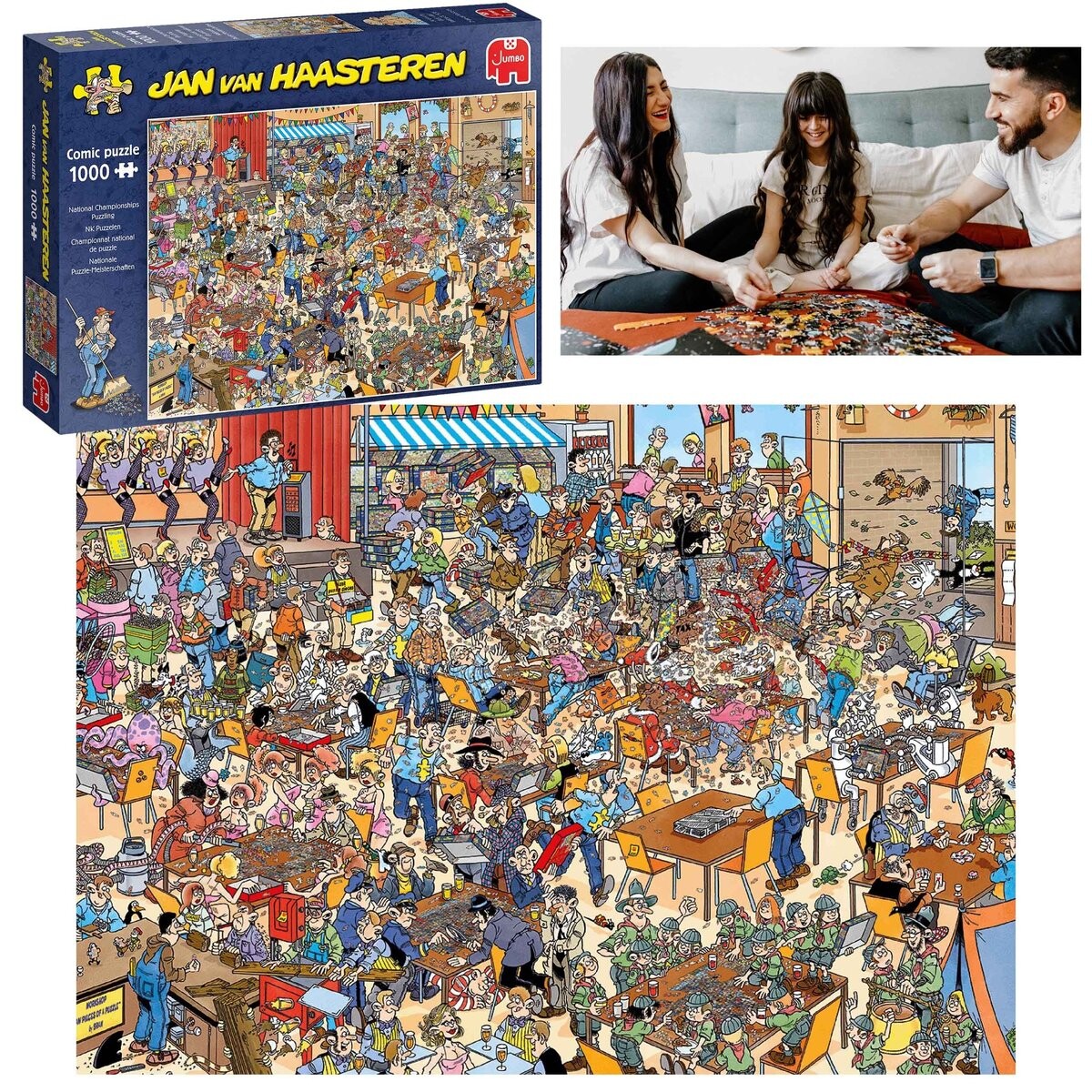 Чемпионат Jumbo Puzzle Championship, головоломка из 1000 деталей. Ян Ван Хаастерен sarcia.eu
Чемпионат Jumbo Puzzle Championship, головоломка из 1000 деталей. Ян Ван Хаастерен sarcia.eu