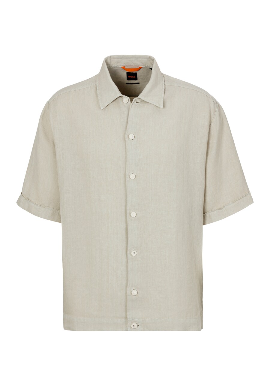 Рубашка на пуговицах классического кроя BOSS Orange, Beige
Рубашка на пуговицах классического кроя BOSS Orange, Beige