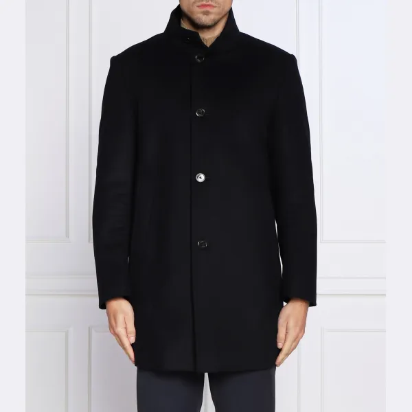 Бордовая шерсть с добавлением кашемира Joop!, синий 
Бордовая шерсть с добавлением кашемира Joop!, синий