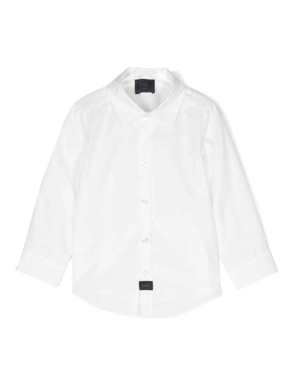 Рубашка с нашивкой-логотипом Fay Kids, белый
Рубашка с нашивкой-логотипом Fay Kids, белый