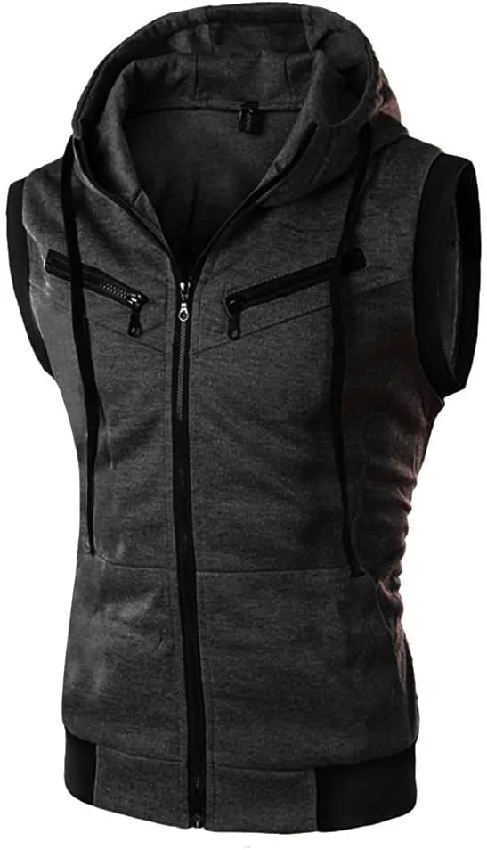 Куртка-худи QWENTMTNTY Zip Up для мужчин, легкая, без рукавов
Куртка-худи QWENTMTNTY Zip Up для мужчин, легкая, без рукавов