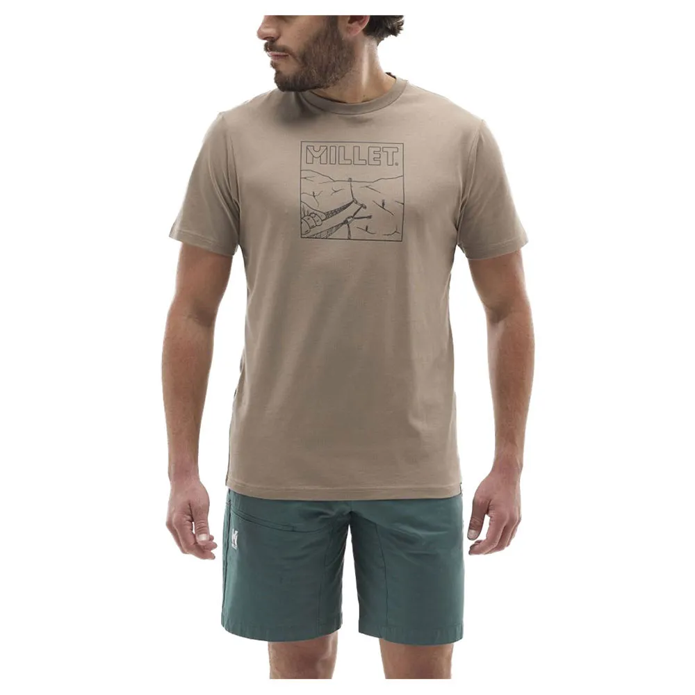 Футболка с коротким рукавом Millet Cimaï Climb, коричневый 
Футболка с коротким рукавом Millet Cimaï Climb, коричневый