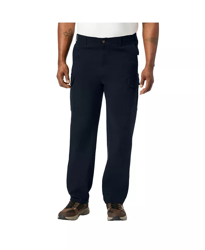 Большие и высокие карго-брюки с комфортной талией Kingsize, черный
Большие и высокие карго-брюки с комфортной талией Kingsize, черный