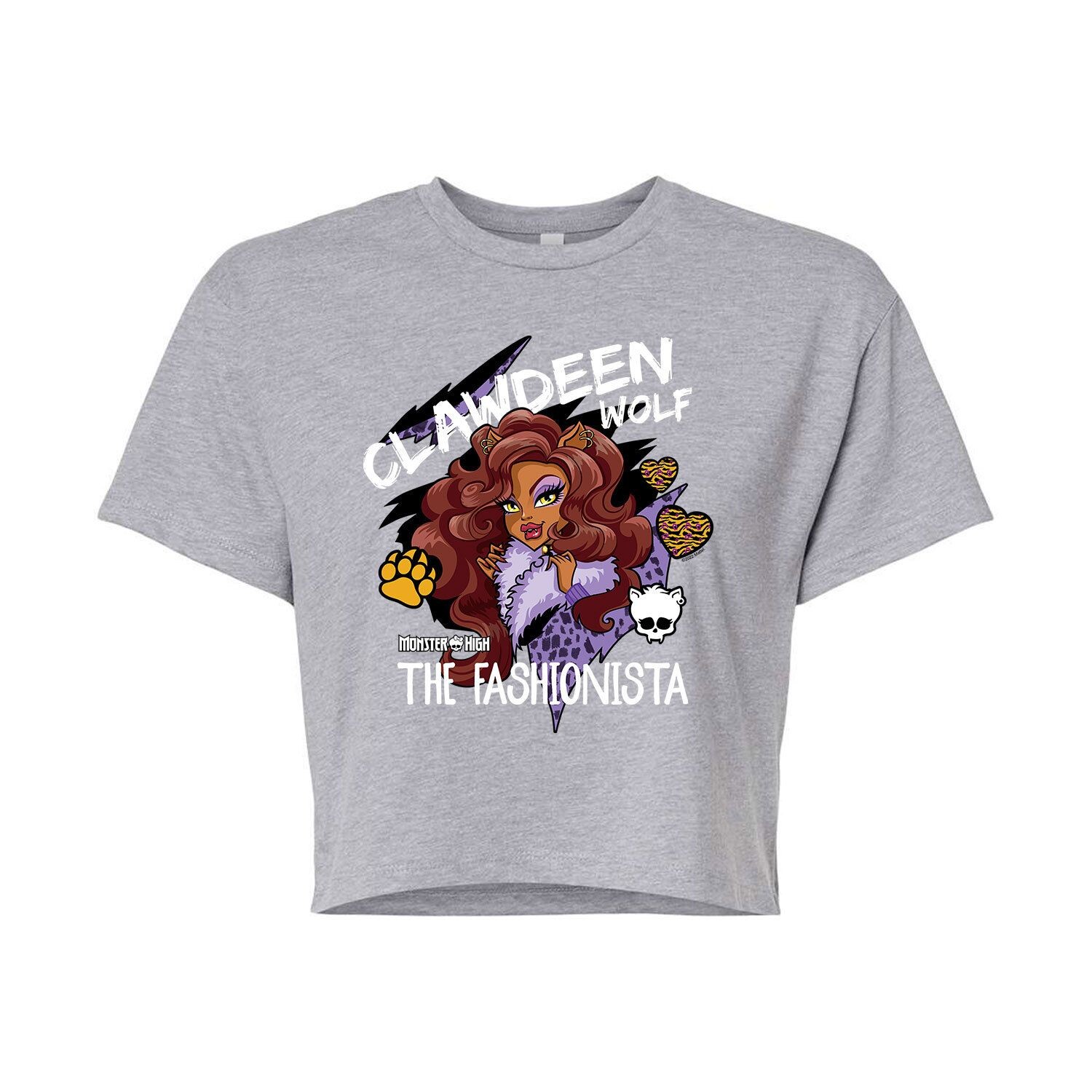 Укороченная футболка с рисунком Monster High Clawdeen Wolf "The Fashionista" для юниоров Licensed Character
Укороченная футболка с рисунком Monster High Clawdeen Wolf "The Fashionista" для юниоров Licensed Character