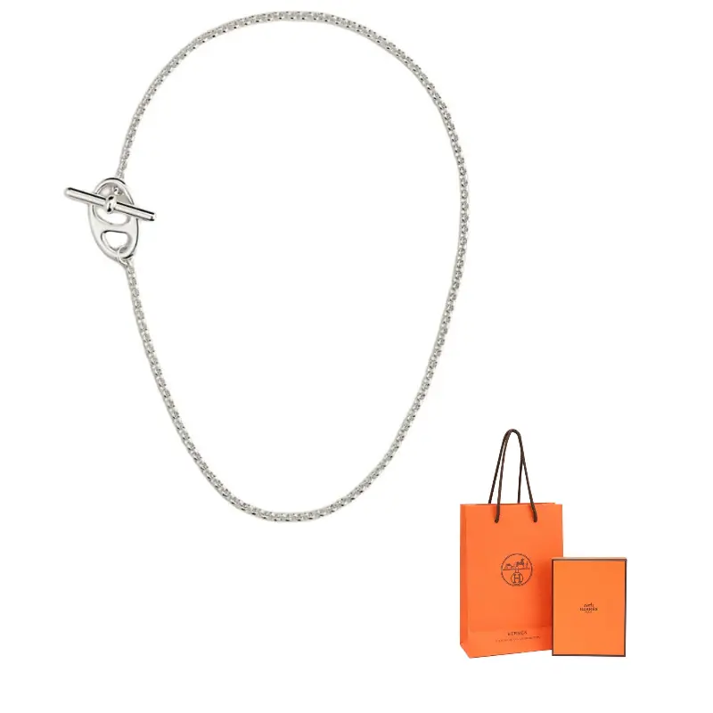 HERMES Серебряное колье 925 пробы унисекс Silver
HERMES Серебряное колье 925 пробы унисекс Silver