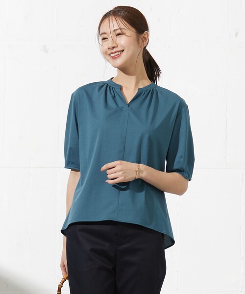 Футболка с баской и покрытием из искусственной кожи J.PRESS, бирюзово-синий
Футболка с баской и покрытием из искусственной кожи J.PRESS, бирюзово-синий