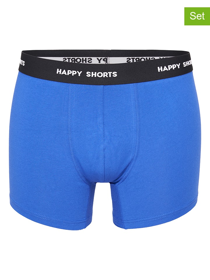 Happy Shorts Комплект из 3 штук: боксерские трусы черно-синего цвета
Happy Shorts Комплект из 3 штук: боксерские трусы черно-синего цвета