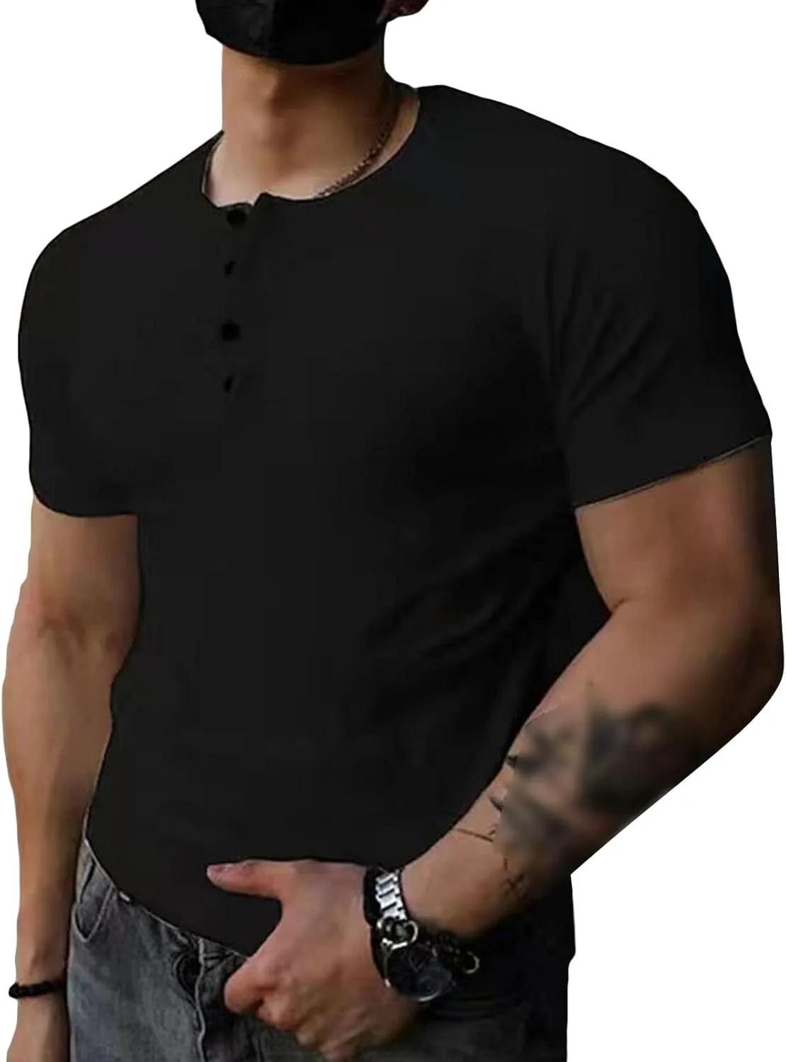 Футболка Muscle Slim Henley для тренировок
Футболка Muscle Slim Henley для тренировок