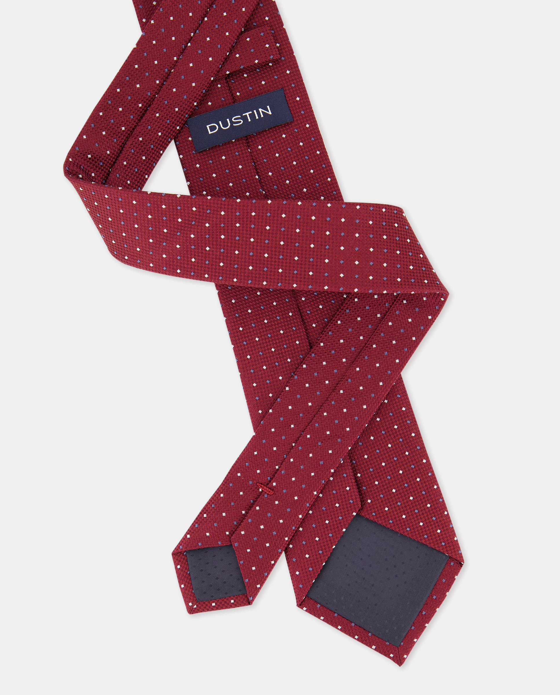 Шелковый галстук с бриллиантами Dustin, бордовый
Шелковый галстук с бриллиантами Dustin, бордовый