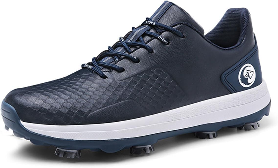Мужские гольф-кроссовки с шипами, противоскользящие, для ходьбы, дышащие, для тренировок и занятий спортом, кроссовки для гольфа Omcam, синий
Мужские гольф-кроссовки с шипами, противоскользящие, для ходьбы, дышащие, для тренировок и занятий спортом, кроссовки для гольфа Omcam, синий