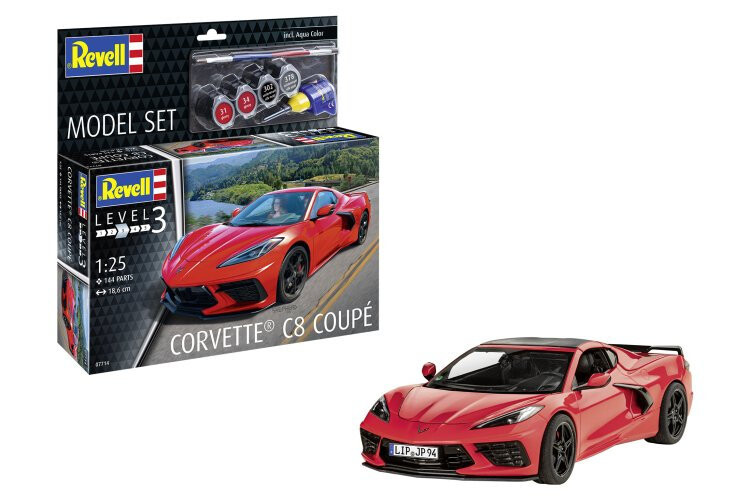 Corvette C8 Coupé — подарочный набор Revell 67714
Corvette C8 Coupé — подарочный набор Revell 67714