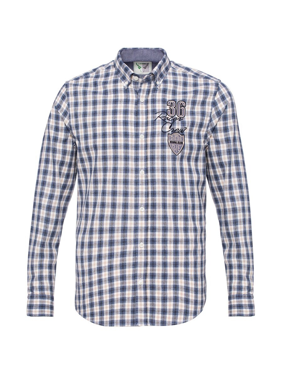 Клетчатая рубашка By Diess Collection Regular fit Button Up Shirt, синий
Клетчатая рубашка By Diess Collection Regular fit Button Up Shirt, синий