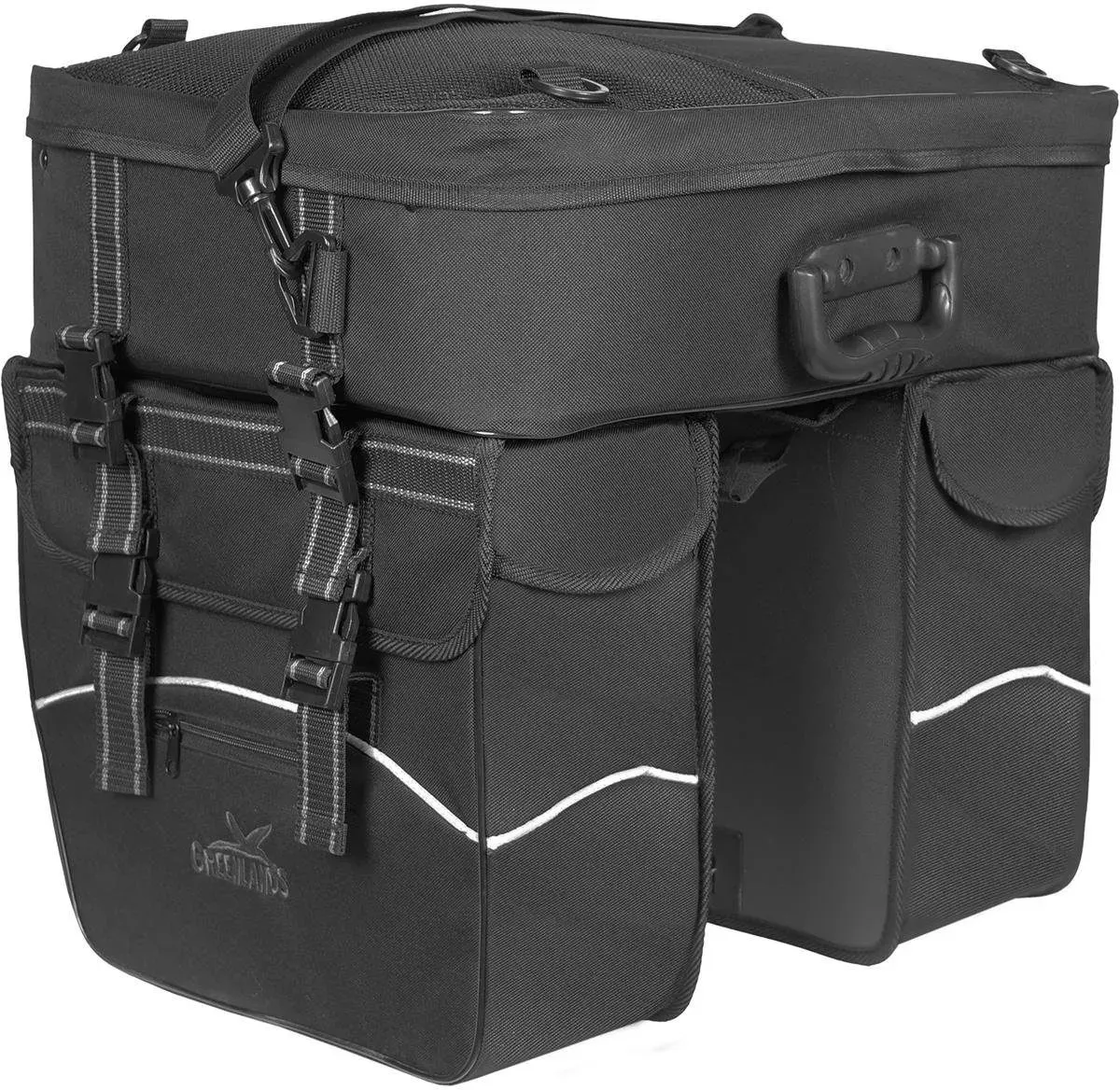 Велосипедная сумка GREENLANDS BICYCLE BAGS "Greenlands Double Bag Touring", черный
Велосипедная сумка GREENLANDS BICYCLE BAGS "Greenlands Double Bag Touring", черный