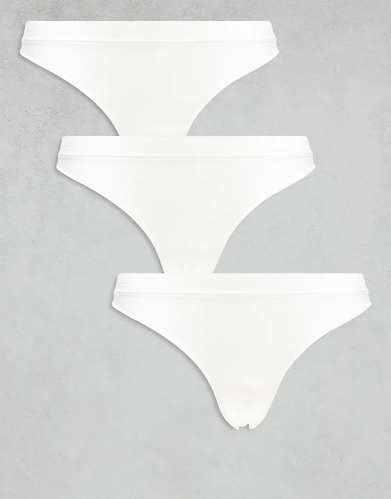 Мягкие бесшовные стринги Weekday, комплект из 3 пар, цвет: белый с оттенком
Мягкие бесшовные стринги Weekday, комплект из 3 пар, цвет: белый с оттенком