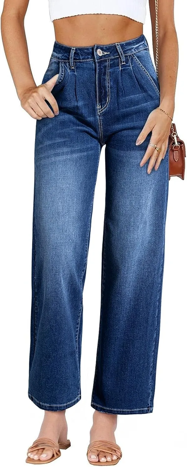 Astylish Women 2025 широкие укороченные джинсы Stretchy High Waisted
Astylish Women 2025 широкие укороченные джинсы Stretchy High Waisted