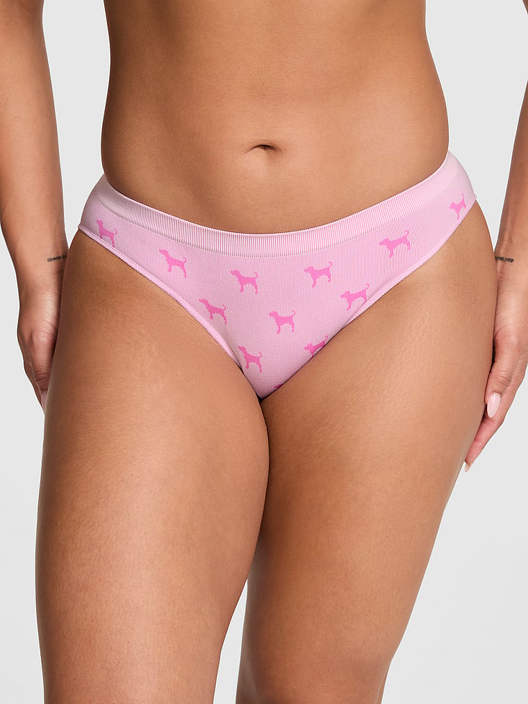 Бесшовные трусики-бикини Pink, rib pink tulip dog print
Бесшовные трусики-бикини Pink, rib pink tulip dog print