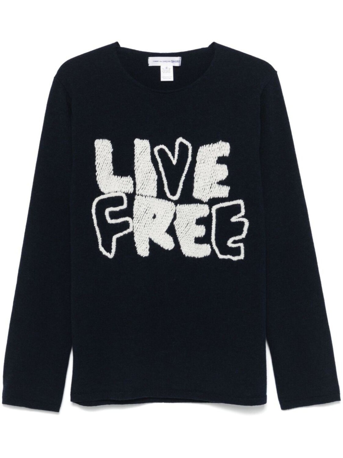 Comme Des Garçons Shirt x Fred Perry Live Свободный джампер, синий
Comme Des Garçons Shirt x Fred Perry Live Свободный джампер, синий