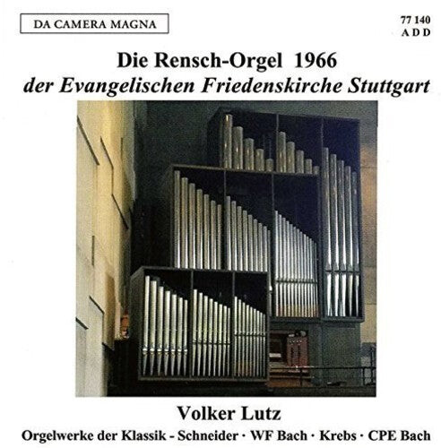 CD диск Bach, W.F. / Lutz: W.F. Bach, Schneider, J. L. Krebs & C.P.E. Bach: Organ Music
CD диск Bach, W.F. / Lutz: W.F. Bach, Schneider, J. L. Krebs & C.P.E. Bach: Organ Music