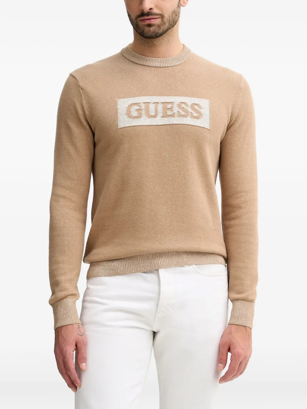 Свитер с логотипом Guess Usa, нейтральный
Свитер с логотипом Guess Usa, нейтральный