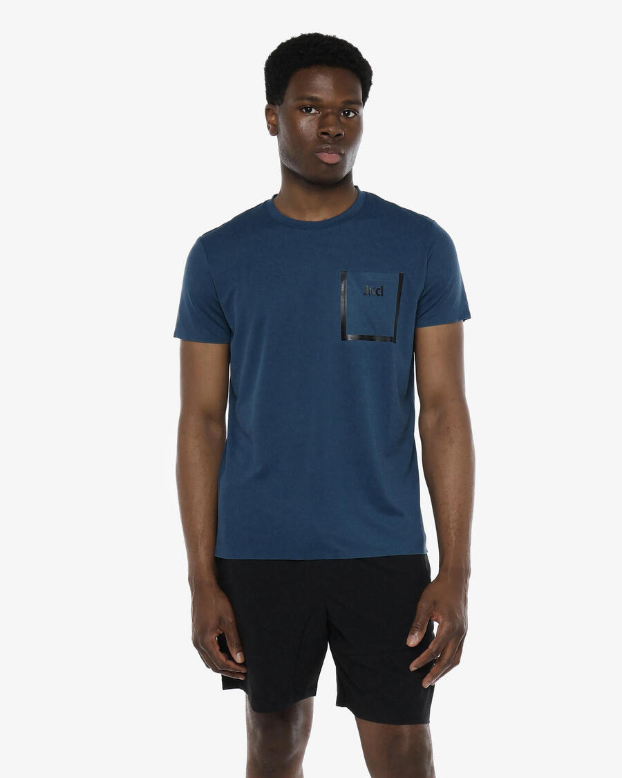 JAKED Синтетическая фитнес-футболка светло-голубого цвета для мужчин
JAKED Синтетическая фитнес-футболка светло-голубого цвета для мужчин