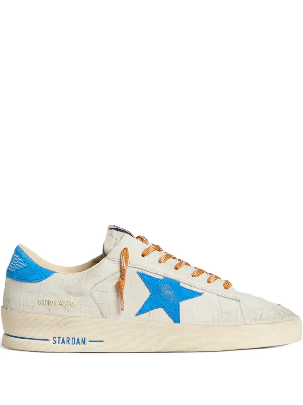 Кроссовки Golden Goose Stardan с принтом звезд и эффектом крокодиловой кожи, белый
Кроссовки Golden Goose Stardan с принтом звезд и эффектом крокодиловой кожи, белый