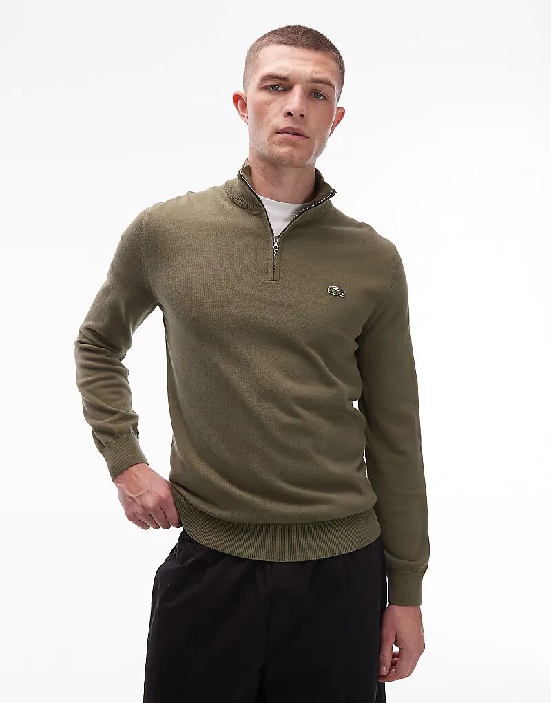 Джемпер Lacoste с четвертной молнией зеленого цвета
Джемпер Lacoste с четвертной молнией зеленого цвета