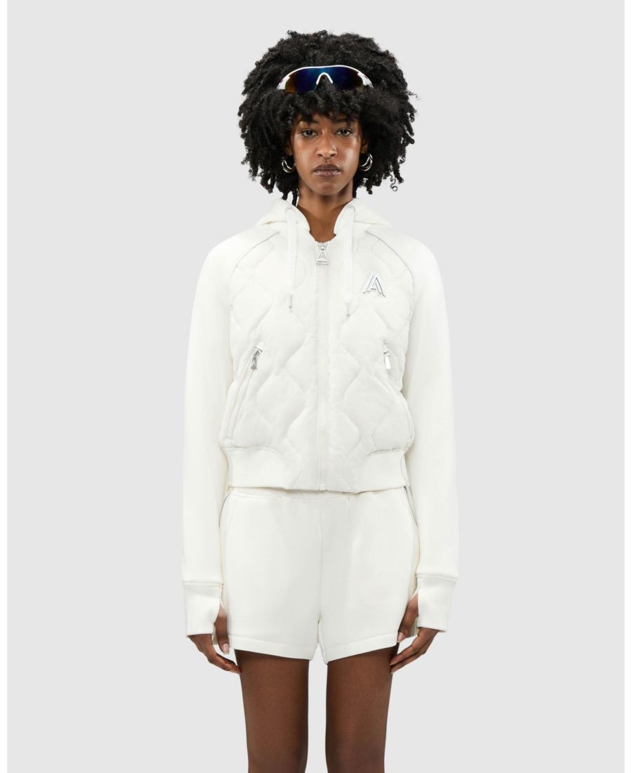 Женская утепленная куртка-бомбер Sorlin Hybrid со съемным капюшоном Alpenhaus, Snow white
Женская утепленная куртка-бомбер Sorlin Hybrid со съемным капюшоном Alpenhaus, Snow white