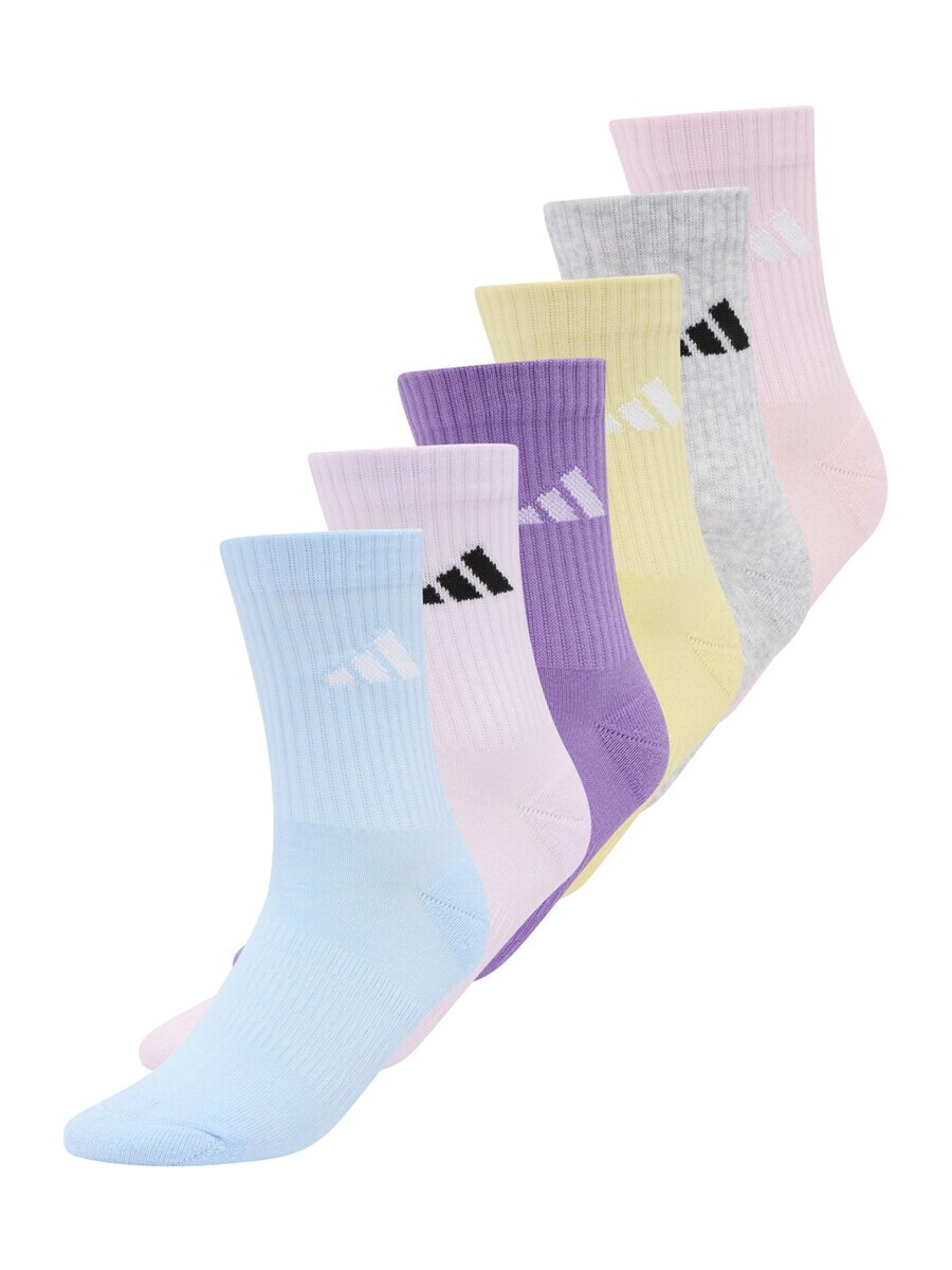 Спортивные носки ADIDAS PERFORMANCE Athletic Socks, цвет light blue/light yellow/mottled grey/purple/lilac/rose
Спортивные носки ADIDAS PERFORMANCE Athletic Socks, цвет light blue/light yellow/mottled grey/purple/lilac/rose