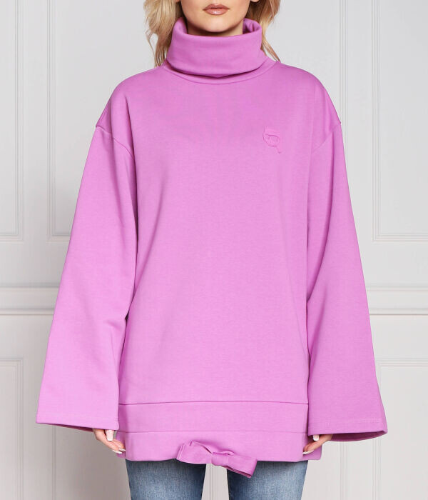 Толстовка женская Karl Lagerfeld Ikonik2.0 оверсайз с высоким воротом, фиолетовый
Толстовка женская Karl Lagerfeld Ikonik2.0 оверсайз с высоким воротом, фиолетовый