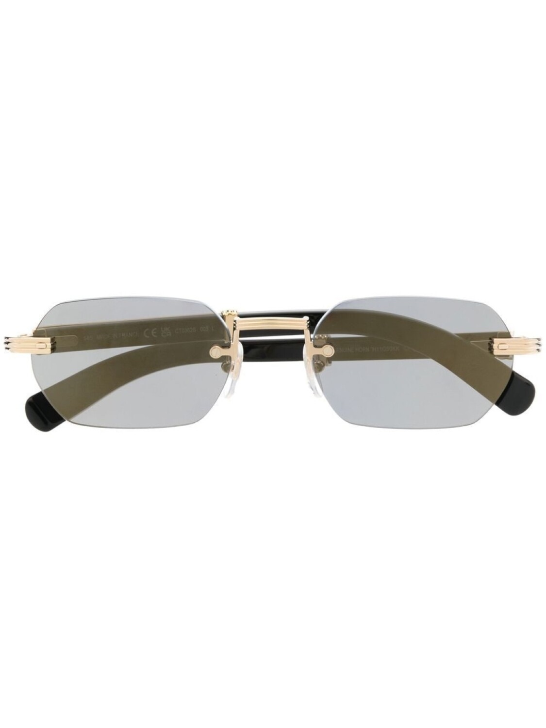 Cartier Eyewear солнцезащитные очки в геометричной оправе, золотистый
Cartier Eyewear солнцезащитные очки в геометричной оправе, золотистый