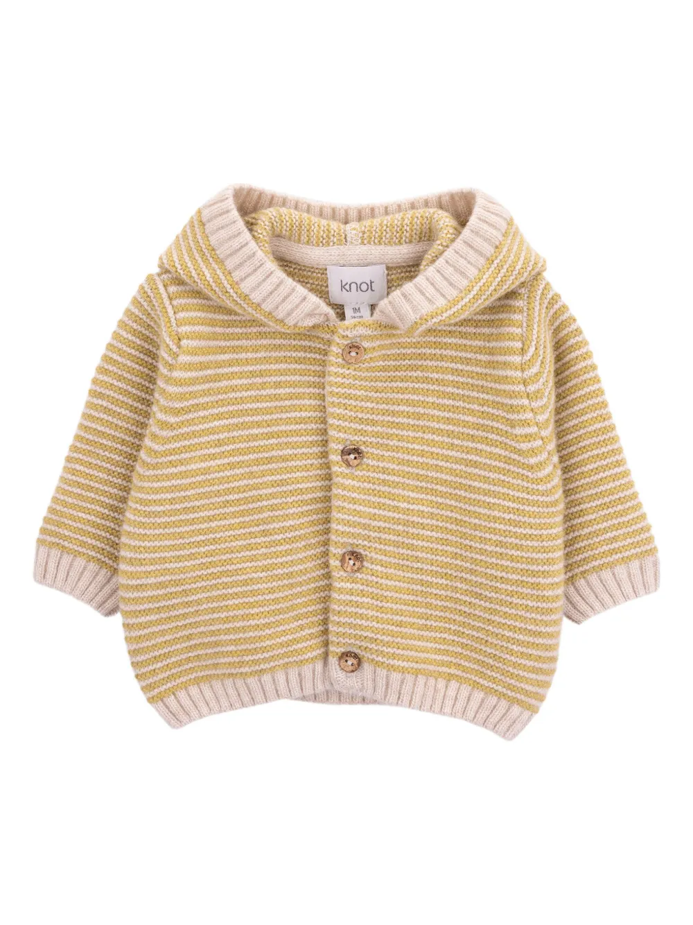 Полосатый кардиган с капюшоном Knot, желтый
Полосатый кардиган с капюшоном Knot, желтый