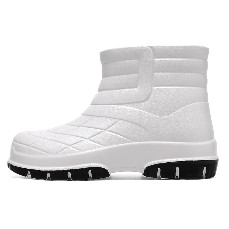 LONGYING Белые мужские дождевые сапоги, цвет White
LONGYING Белые мужские дождевые сапоги, цвет White