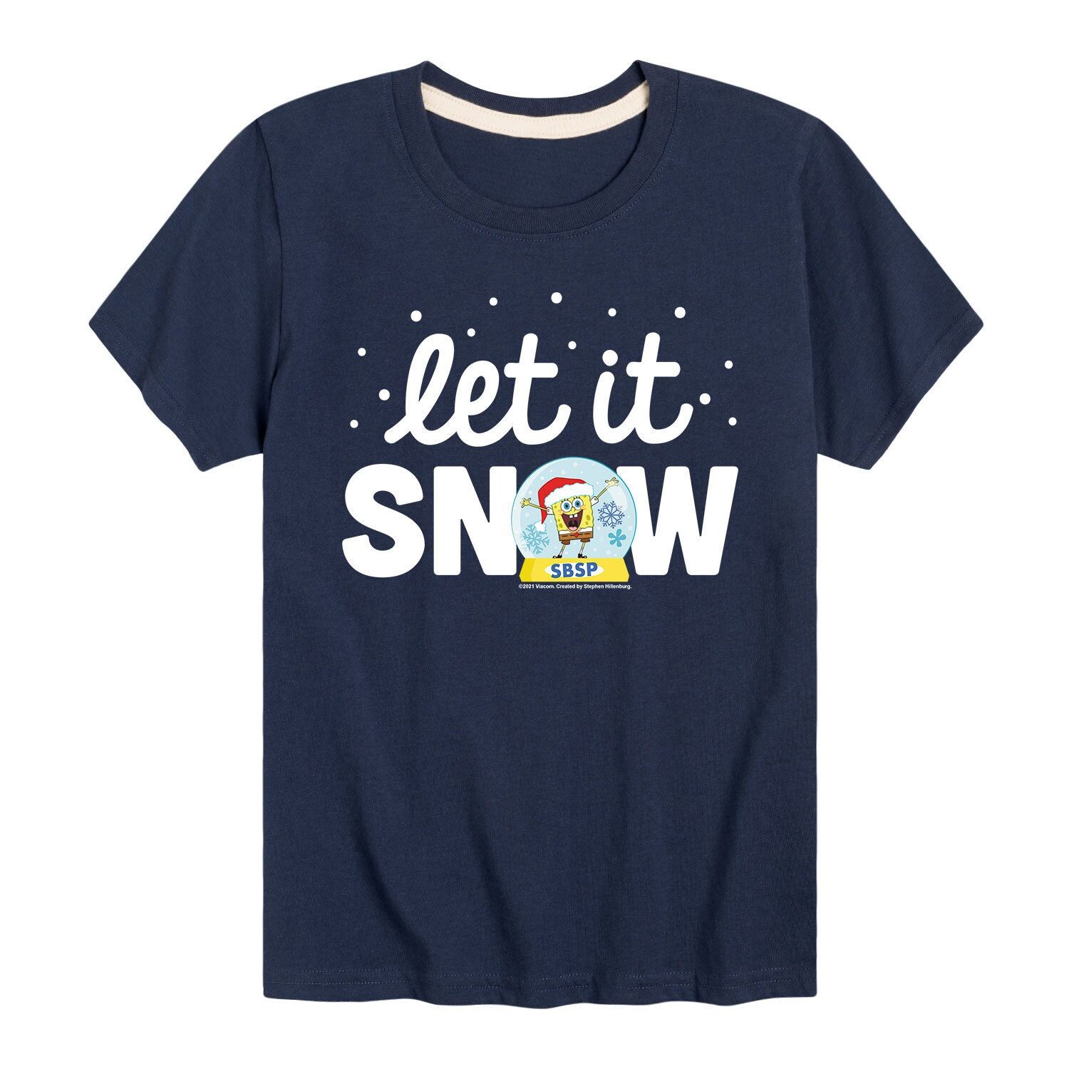 Футболка Let It Snow с рисунком «Губка Боб Квадратные Штаны» для мальчиков 8–20 лет Nickelodeon, синий
Футболка Let It Snow с рисунком «Губка Боб Квадратные Штаны» для мальчиков 8–20 лет Nickelodeon, синий