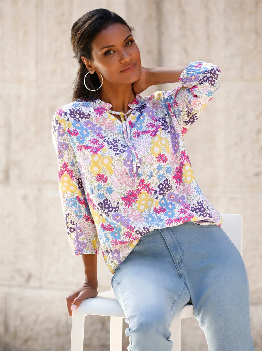 Блуза-комбинация Classic Basics, цвет Ecru-Flieder-Bedruckt
Блуза-комбинация Classic Basics, цвет Ecru-Flieder-Bedruckt