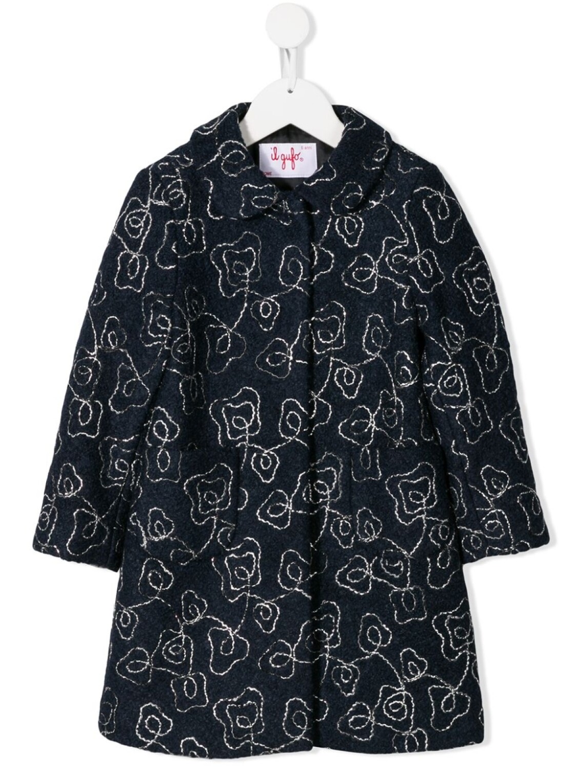Il Gufo пальто с вышивкой, синий
Il Gufo пальто с вышивкой, синий