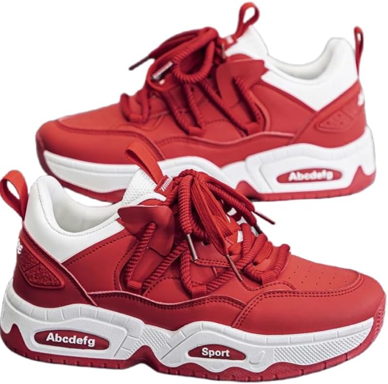 Мужские спортивные кроссовки - толстая подошва, удобные дышащие беговые кроссовки с противоскользящей подошвой Hoalox, красный
Мужские спортивные кроссовки - толстая подошва, удобные дышащие беговые кроссовки с противоскользящей подошвой Hoalox, красный